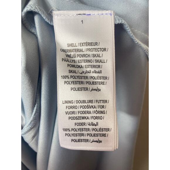 NWT ADRIANNA PAPELL DRESS GOWN 16W BLUE MOTHER OF THE BRIDE FORMAL EVENING - Picture 7 of 15